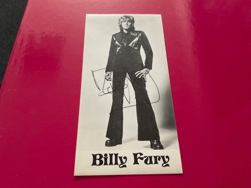 Billy fury hand - billy, signed