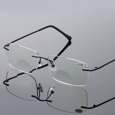 Fashion Rimless Bifocal with a