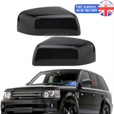 2x Gloss Black Door Wing Mirror Cover Cap For Range Rover Vogue Sport LR2/LR4 UK