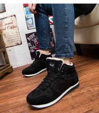 Mens Winter Warm Fur Lined