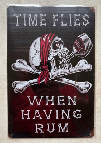 Time flies when having rum - flies,