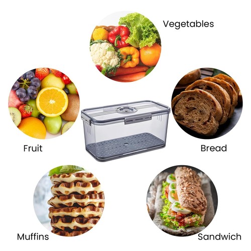 Large clear bread box - large,