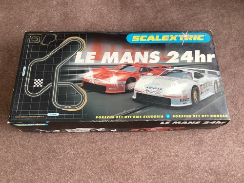 Scalextric mans 24hr porche - scalextric,