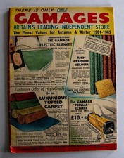 Gamages - vintage catalogue 1961-1962