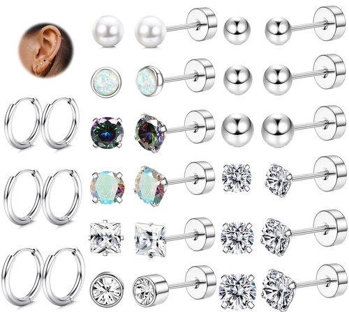 Jewebella flat back earrings - jewebella,