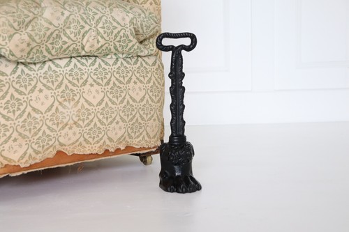 Antique cast iron paw door - antique,