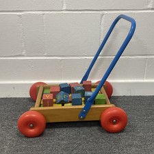 Vintage Wooden Push A Long