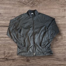 Vintage retro 2000s Plain Black Nike Windbreaker jacket Size M