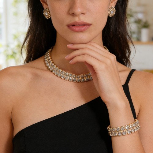 3pcs bridal jewelry set - jewelry, for