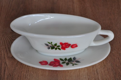 Vintage jaj pyrex june - pyrex, red