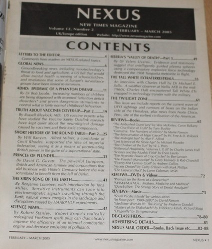 Nexus issues 12 - 20, 12(2,4,5)