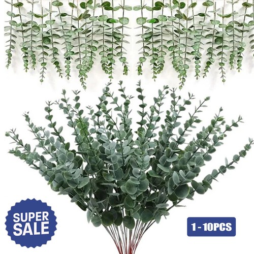 100pcs artificial eucalyptus - 100pcs,