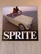 1968 Austin Healey Sprite Mark IV Original Foldout Sales Brochure MINT 6 pages