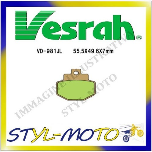 981sjl rear sintered brake - sintered,