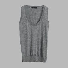 Dsquared2 Grey Wool Silk