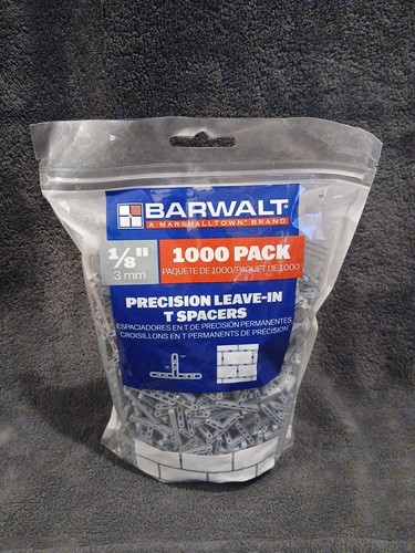 Tile spacers 1000 - 1000, 1/8"