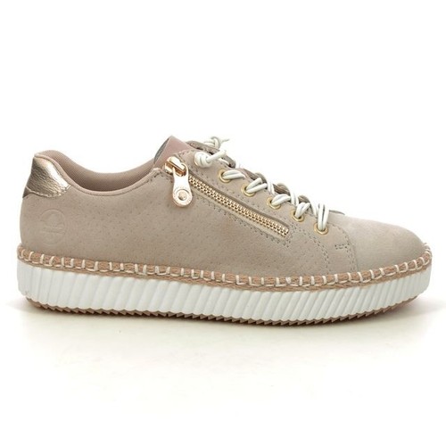 Stylish rieker beige suede - stylish,