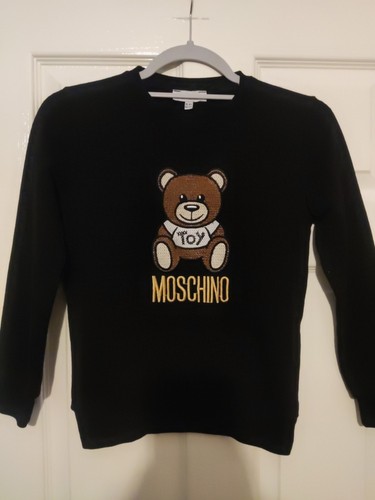 Moschino kids black jumper - kids,