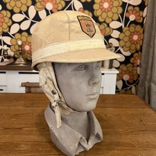 Everoak Vintage Motorcycle Helmet Corker White Cream