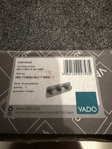 Vado trim only - vado,