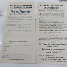 Antique advertising leaflets - antique,