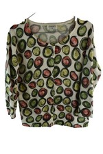 KALIKO Beige Cardigan Jumper size Uk 16 Womens Angora Blend Casual Outdoors