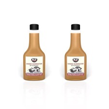 2 x K2 STOP SMOKE ELIMINATOR OIL Treatment Reduce Black Emission Seals Engine
