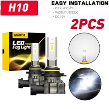 2x H10 LED Fog Light Bulbs