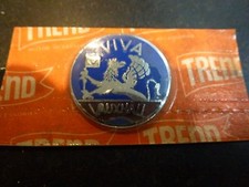 VAUXHALL VIVA Original 1960's Quality Gear Knob Lever Badge Key Fob Enamel NOS