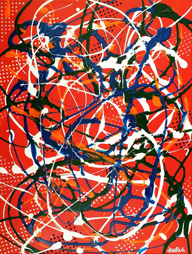 Abstract painting weekend - painting, "weekend"