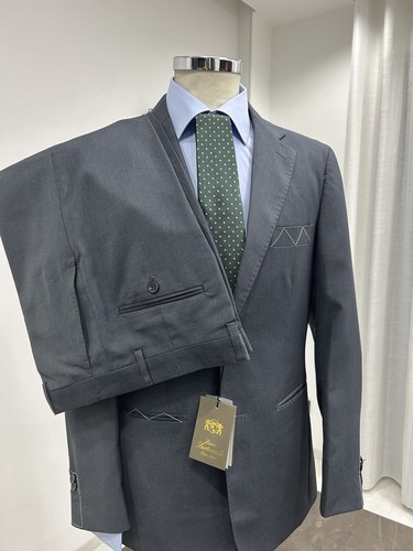 Men tailored anthracite gray - men's,