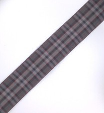Silver Pride of Scotland Tartan Ribbon~Choice of Widths/Lengths~Free Postage