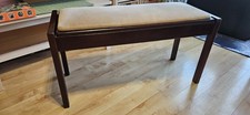 DUET PIANO STOOL MAHOGANY