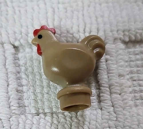 Lego new chicken - chicken, tan