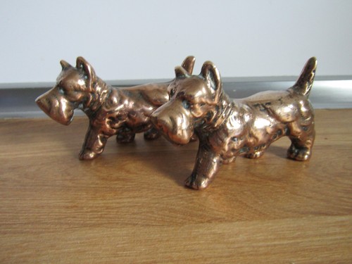 Vintage brass scottie - vintage,