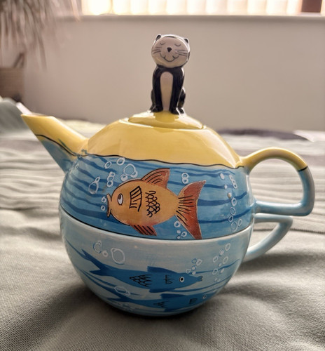 Whimsical vintage tea - tea, one