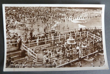PADDLING POOL AND SANDS. TYNEMOUTH. VINTAGE POSTCARD #1101. UNUSED