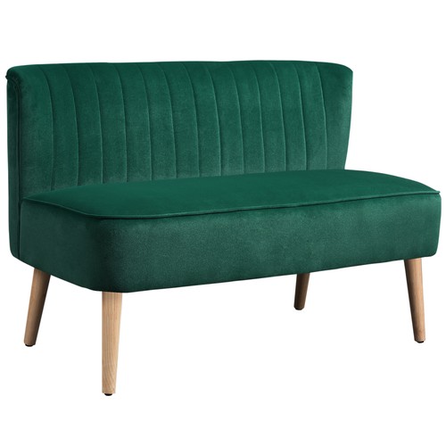 Homcom 117cm loveseat - 117cm, sofa
