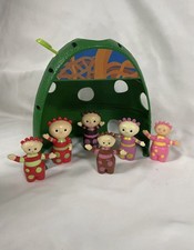 In The Night Garden Soft n Cosy Tombliboos Bush House & 6 FIGURES 2007 Rare