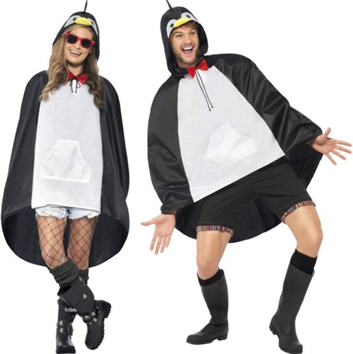 Penguin poncho raincoat - penguin,