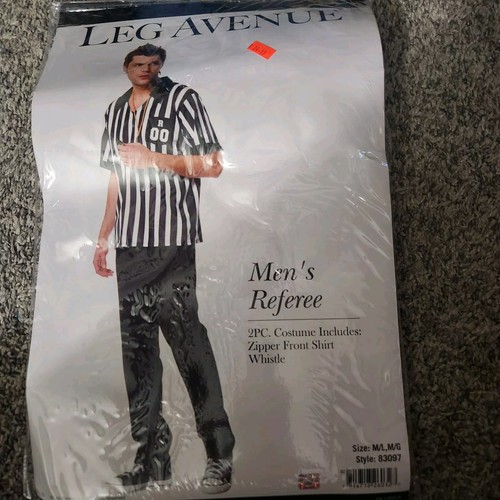Mens referee costume size l - mens,