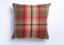 New Highland Mist Tartan Cushion Covers 13 Colours Wool Feel 