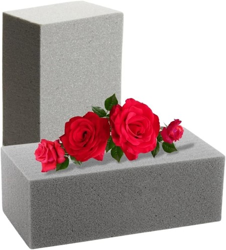 Grey dry floral foam - floral, bricks