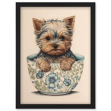 Cute Teacup Yorkshire Terrier