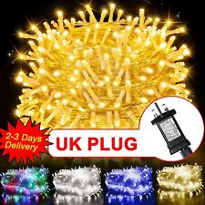 Fairy String Lights 10-100m Mains Plug In Christmas Tree Indoor & Outdoor UK