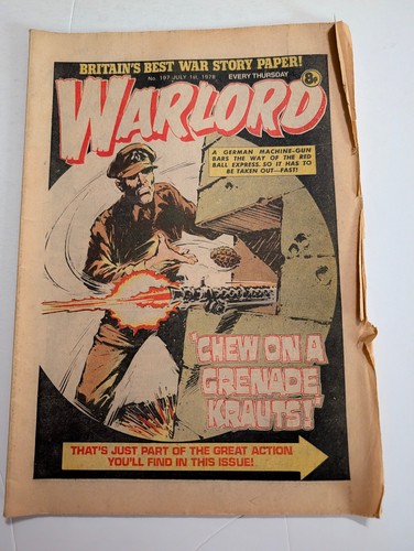 Warlord comic 197 july 1st - july,