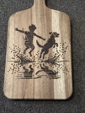 Hand Burnt Pyrography Chopping