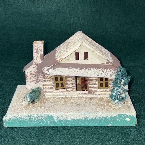 Vintage christmas house - vintage,