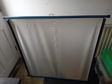 Vintage Cine Film Projector Screen 42nch X 42 Inch Free Standing