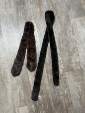 Bundle Of Two Vintage Fur Scarves